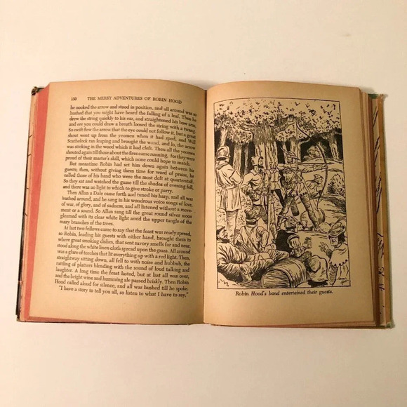 1940 Robin Hood By Howard Pyle Whitman Publishing Co Hardcover - Picture 16 of 16